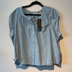 Levi's Light Blue Button-Down Shirt